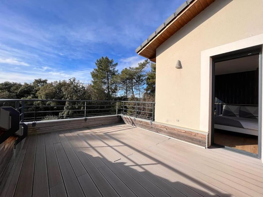 Du Reve O Naturel - Maison De Vacances Entre Gorges De L'Ardeche Et Gard Saint-Julien-de-Peyrolas 外观 照片